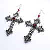 Large Detailed Cross Pendant Necklace