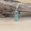 Natural Stone Hexagonal Point Pendant Necklace