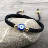 Evil Eye Braided Bracelet for Protection & Luck