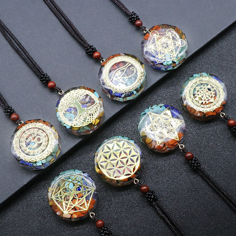 Orgone Amulet Necklace for Energy Generation & Protection