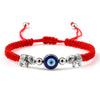 Evil Eye Braided Bracelet for Protection & Luck