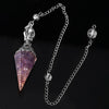 7 Chakra Crystal Pendulum for Dowsing & Divination