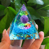 Handmade Orgone Pyramid in Various Stones & Crystals