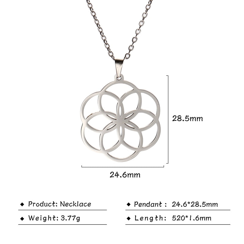 Flower of Life Pendent Necklace