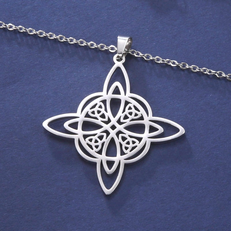 Wicca Knot Pendant Necklace