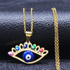 Evil Eye (Hamsa) Hand of Fatima Pendant Necklace