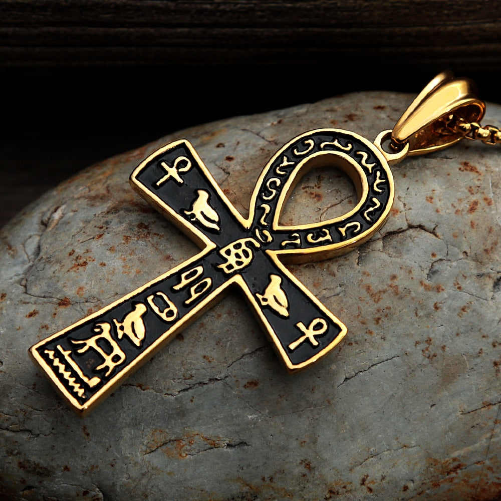 Ankh Cross Pendant Necklace - Hermetic Amulet