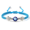 Evil Eye Braided Bracelet for Protection & Luck