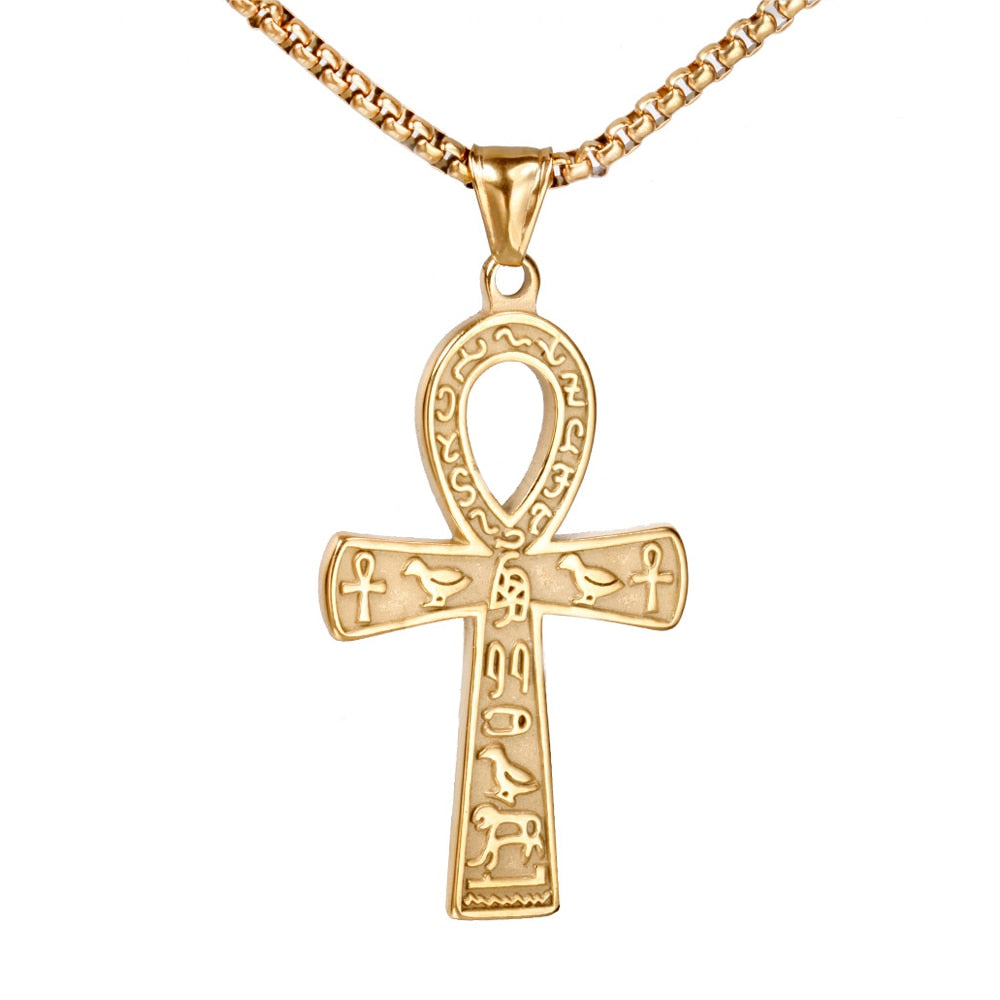 Ankh Cross Pendant Necklace - Hermetic Amulet