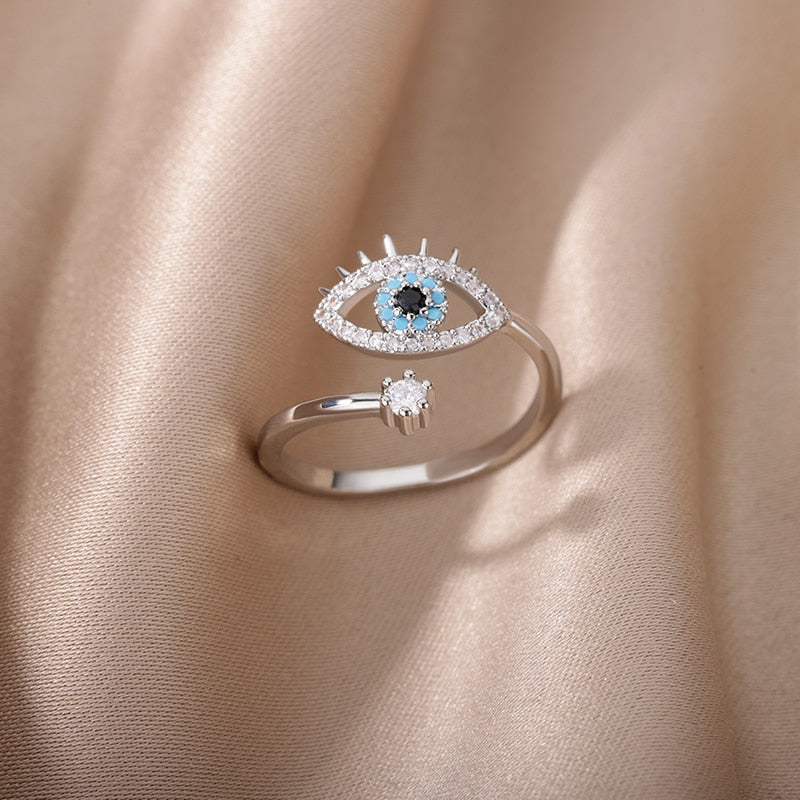 Lucky Evil Eye Ring For Women