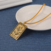 Skeleton Tarot Pendant Necklace of the Major Arcana