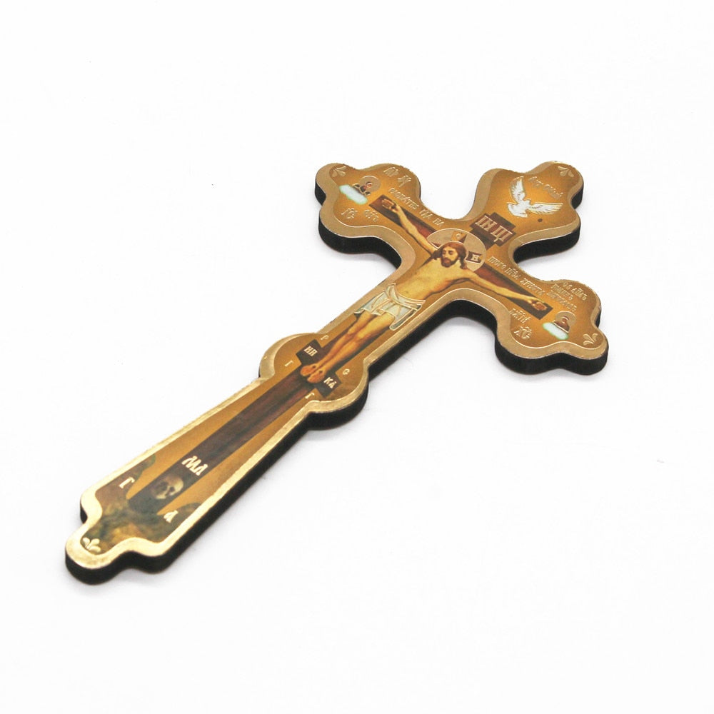 Jesus on the Holy Hand Held Blessing Cross