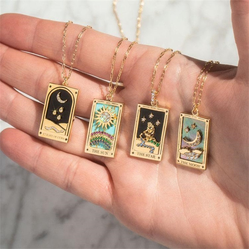 Tarot Pendant & Necklace of the Major Arcana