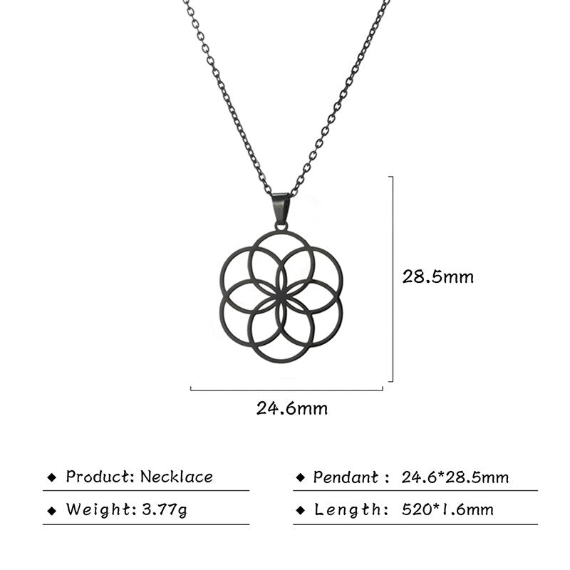 Flower of Life Pendent Necklace