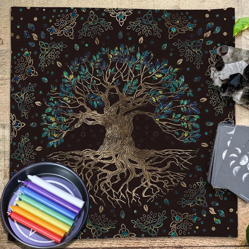 Tree of Life Tarot & Altar Cloth