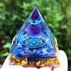 Handmade Orgone Pyramid in Various Stones & Crystals