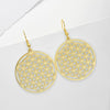 Flower of Life Hoops Earrings