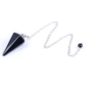 Crystal Hexagon Cone Pendulum for Divination Dowsing