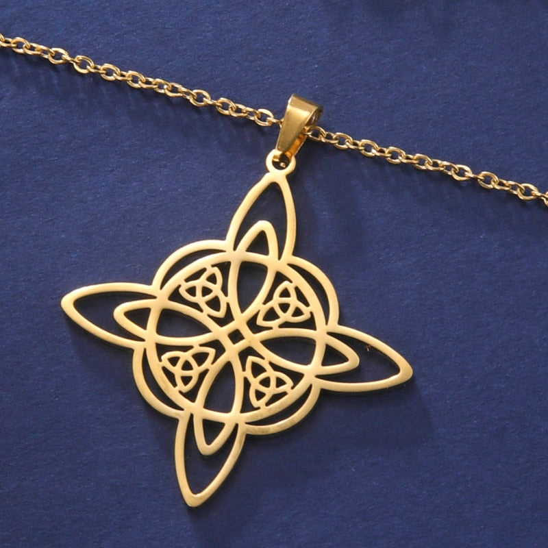 Wicca Knot Pendant Necklace