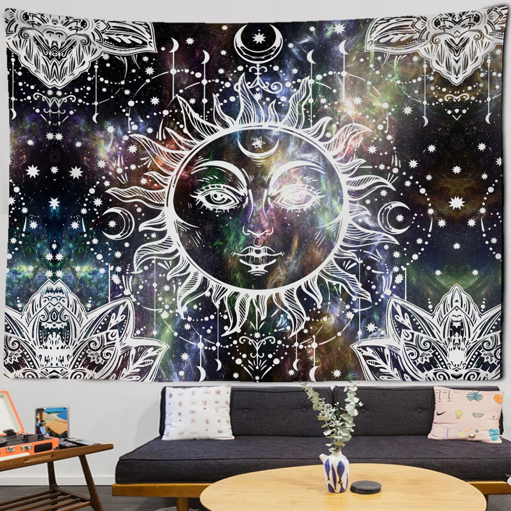 Celestial Sun Tapestry