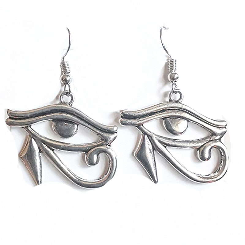 Eye of Horus Dangle Drop Earrings