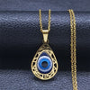 Evil Eye (Hamsa) Hand of Fatima Pendant Necklace