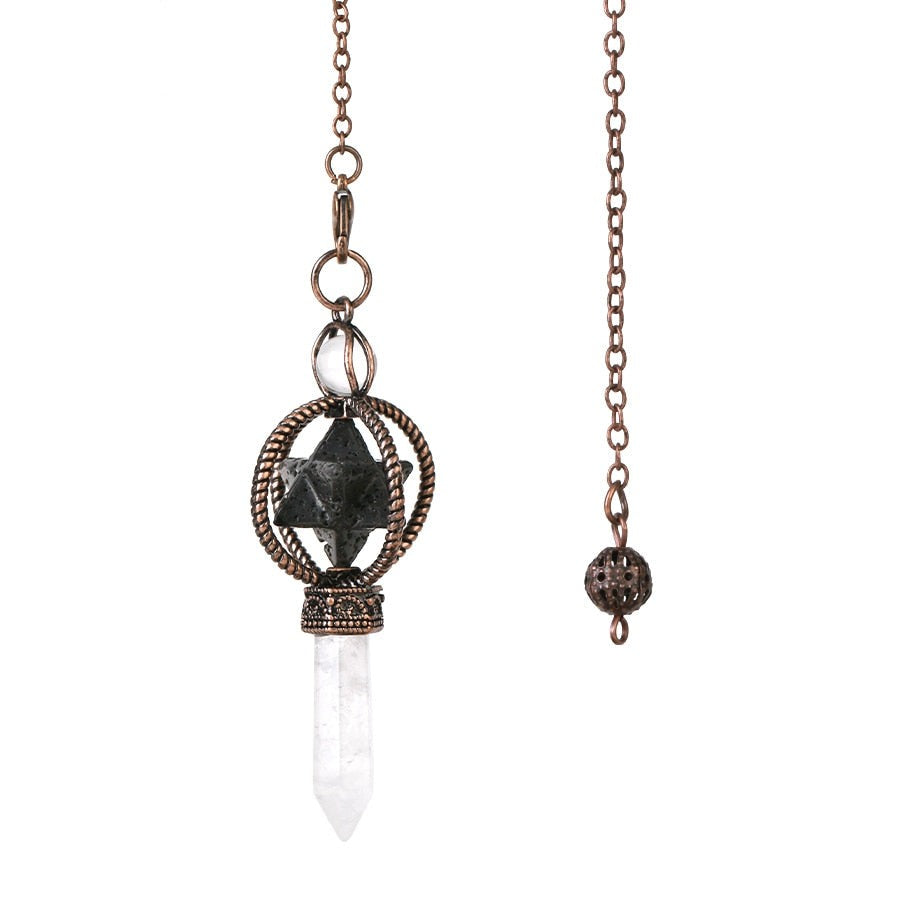 Merkaba Crystal Pendulum for Dowsing & Divination