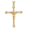 Holy Cross Pendants with Natural Stones