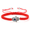 Hand of Fatima & Evil Eye Braided Bracelet for Luck & Protection