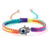 Hand of Fatima & Evil Eye Braided Bracelet for Luck & Protection