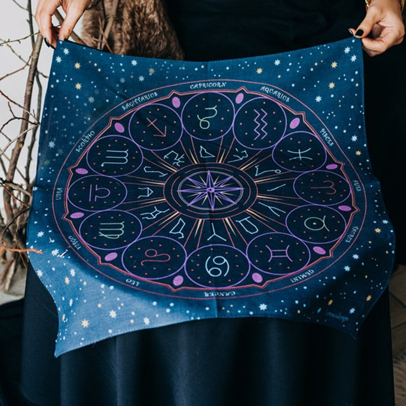 Wheel of Astrology Tarot & Altar Cloth