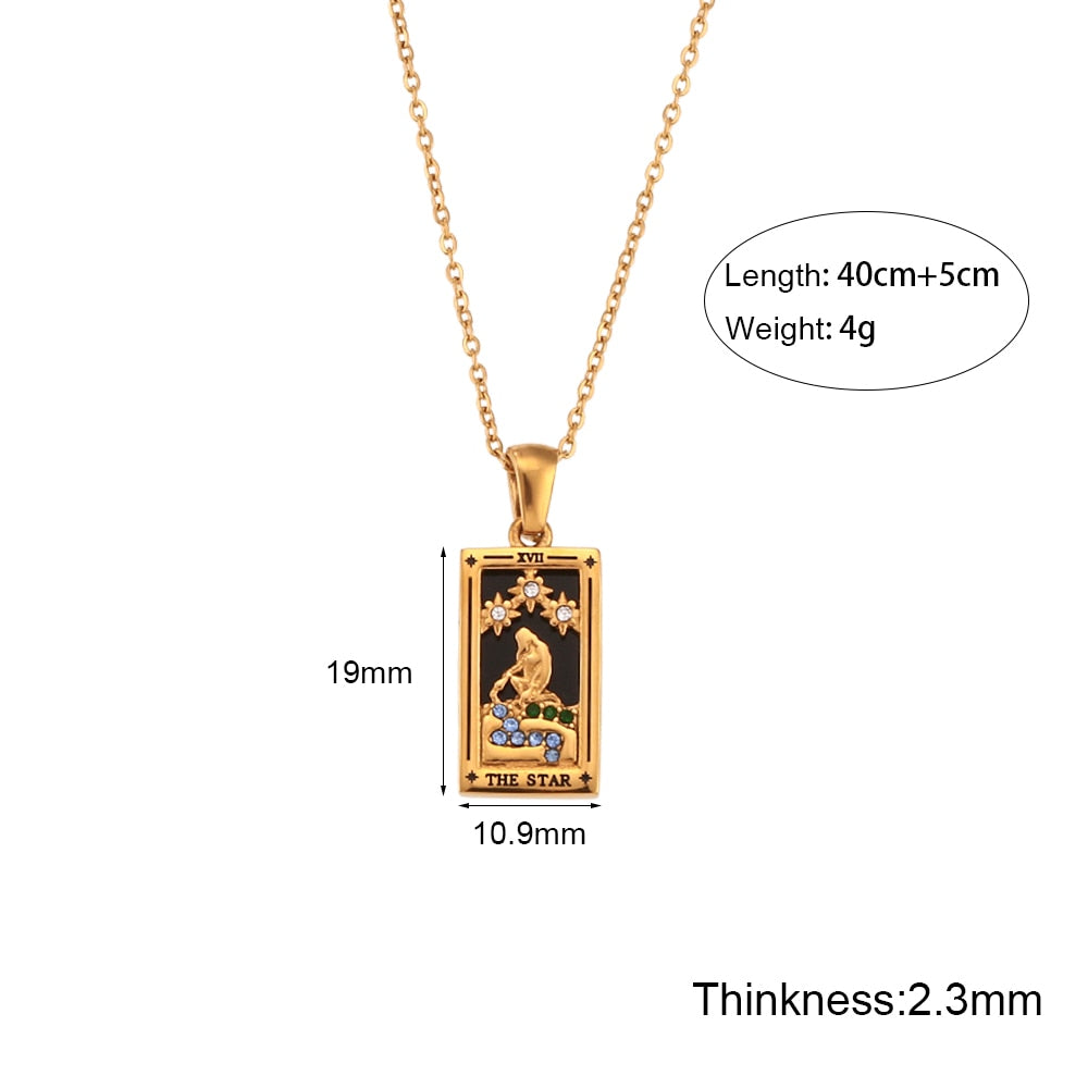 Tarot Pendant & Necklace in Color