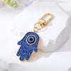 Evil Eye Hamsa Hand Keychain