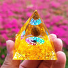 Handmade Orgone Pyramid in Various Stones & Crystals