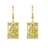 Tarot Drop Earrings of the Major Arcana