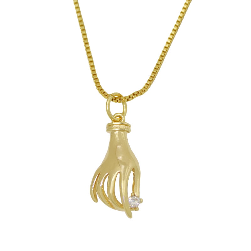 The Sacred Hand Pendant Necklace