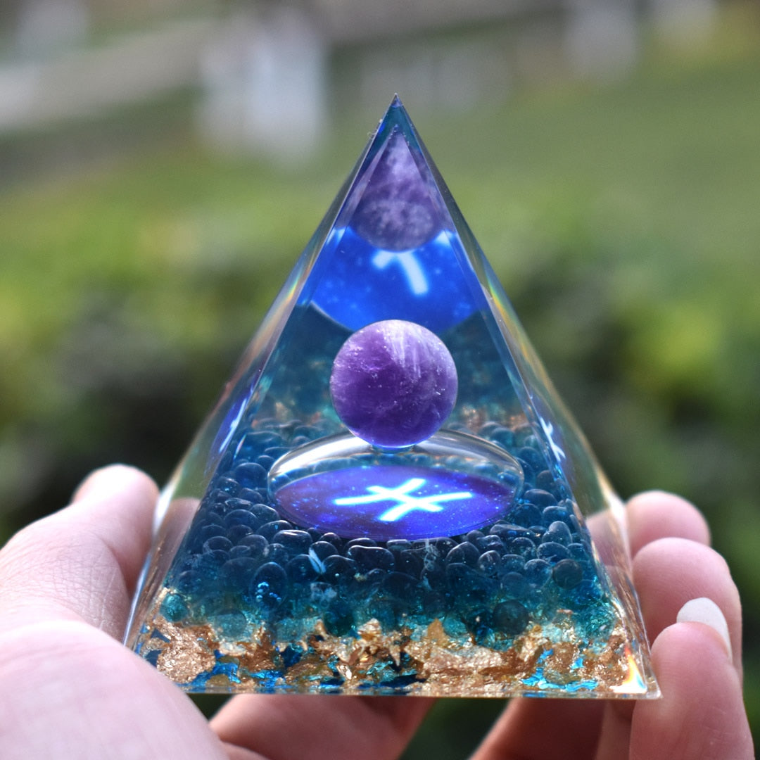 Orgone Pyramid 6cm for Energy Generation & Protection