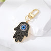 Evil Eye Hamsa Hand Keychain