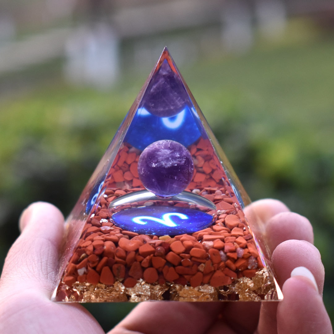 Orgone Pyramid 6cm for Energy Generation & Protection