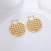 Flower of Life Hoops Earrings