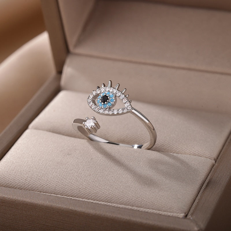 Lucky Evil Eye Ring For Women