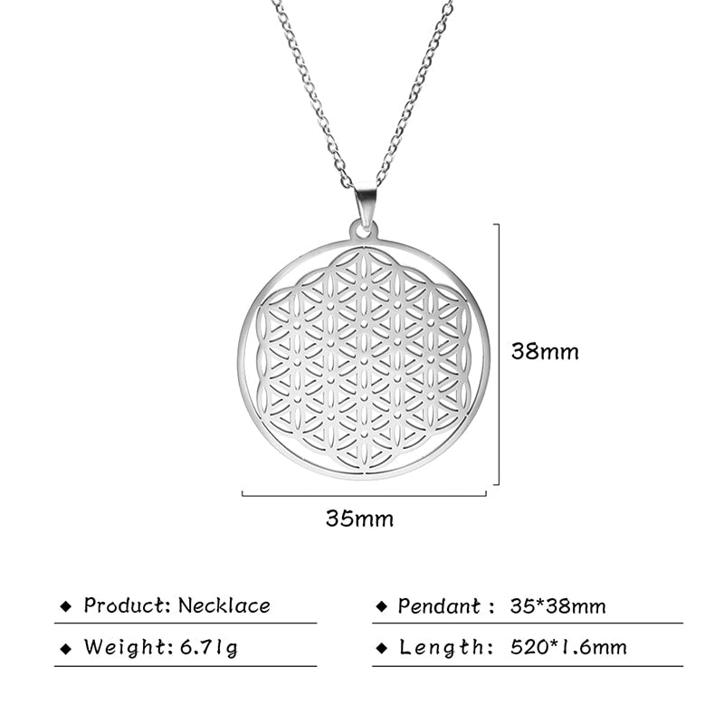 Flower of Life Pendent Necklace