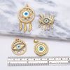 Evil Eye Dream Catcher Pendants