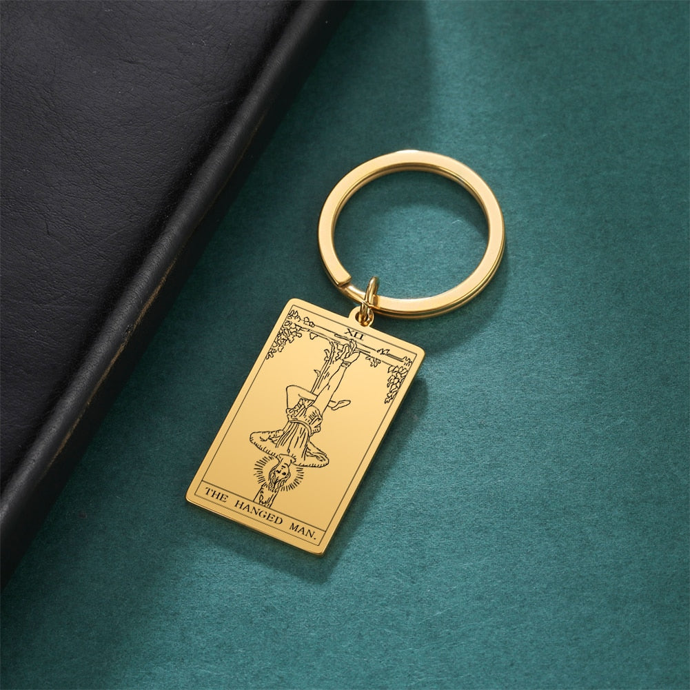 Tarot Keychain Pendant of the Major Arcana