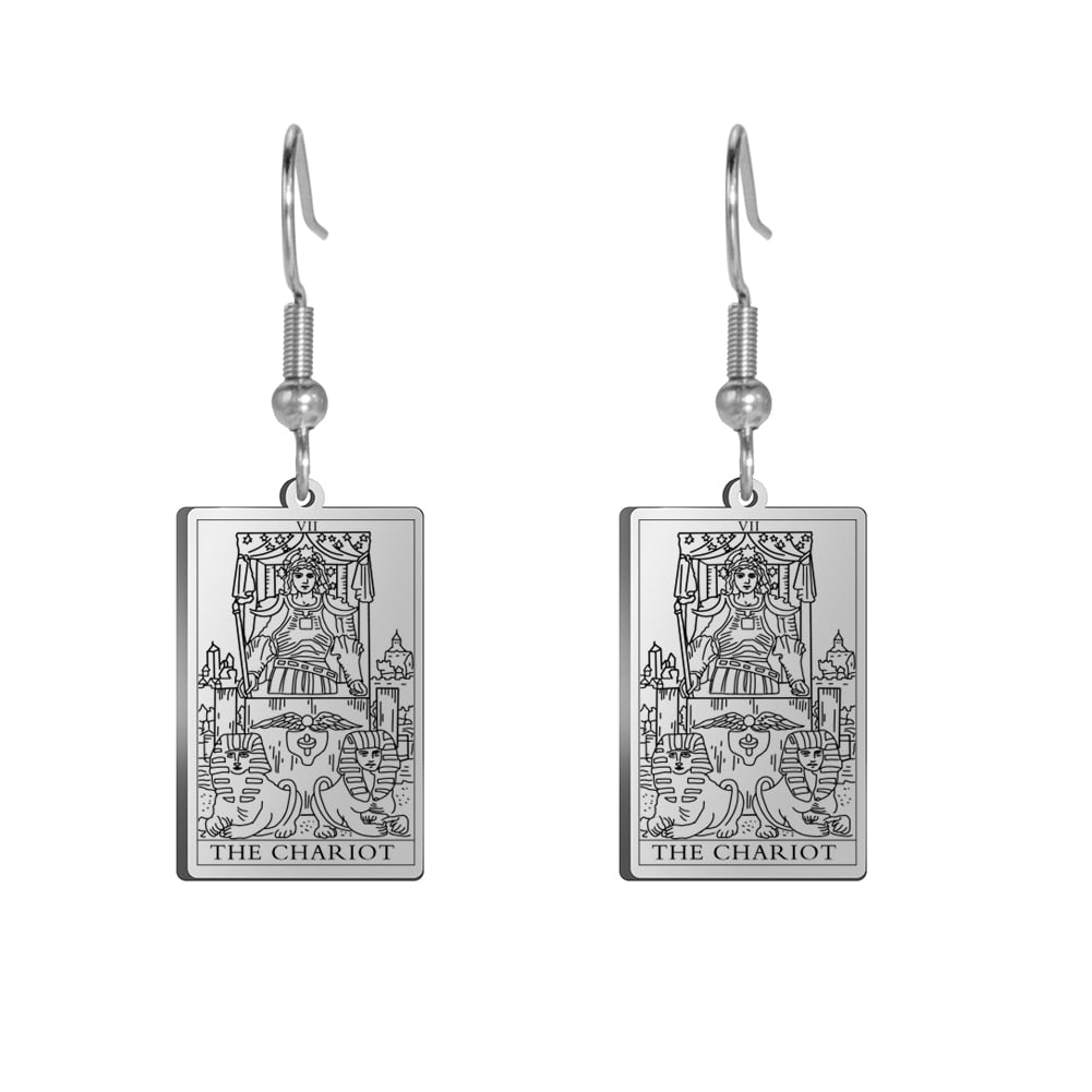 Tarot Drop Earrings of the Major Arcana