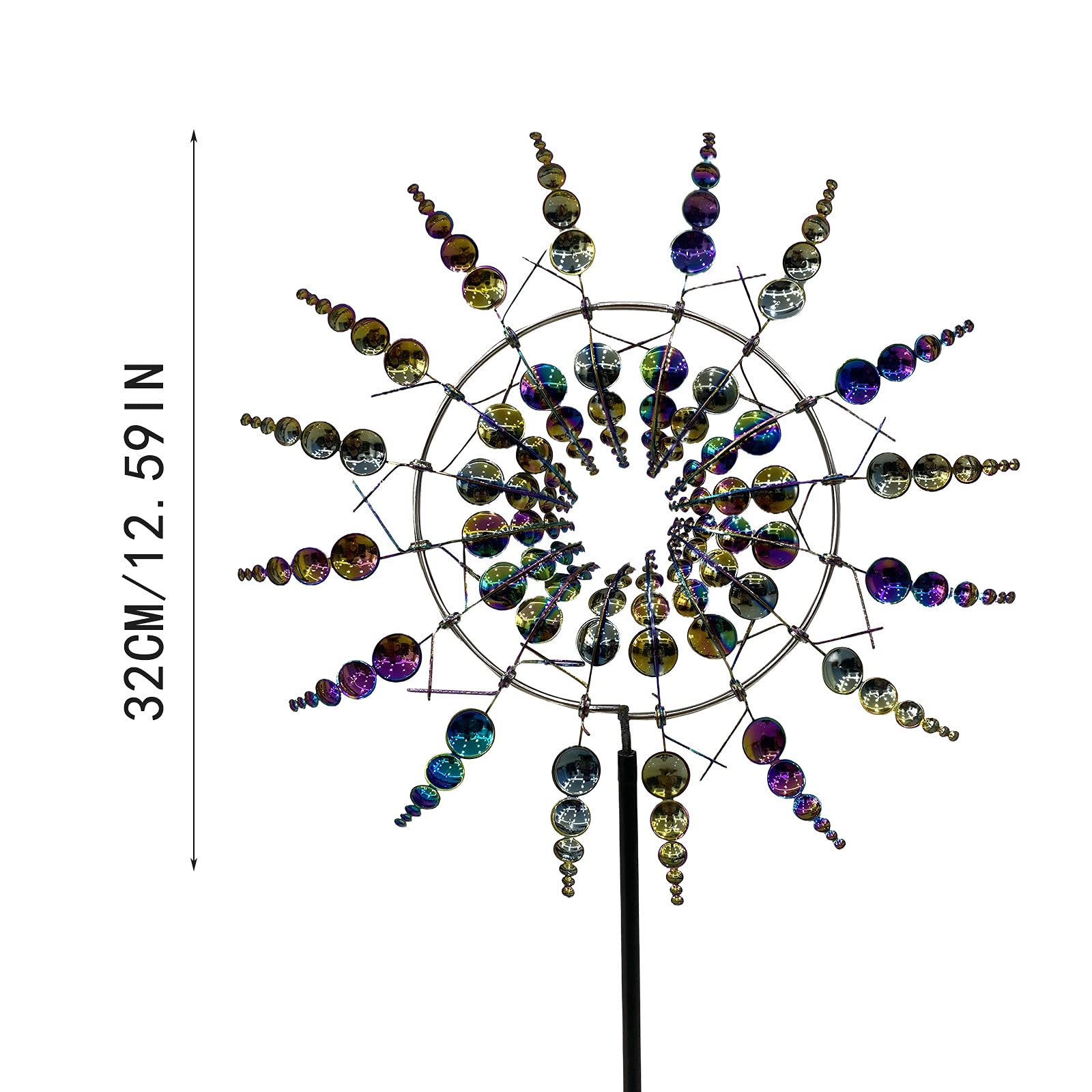 Kinetic Metal Solar Wind Powered Manifestation Dream Catchers