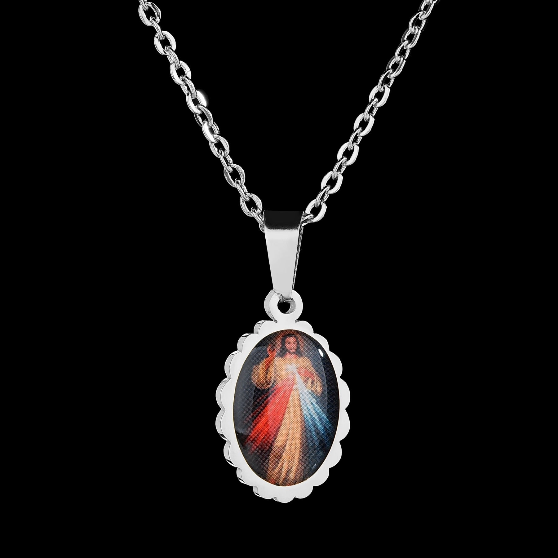 Virgin Mary Pendant Necklace