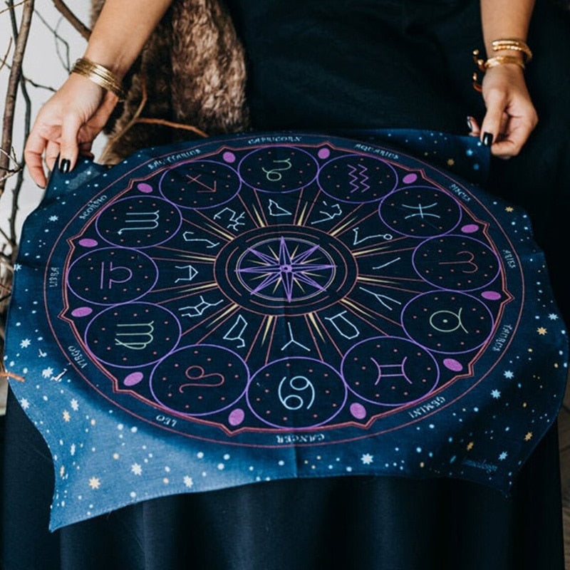 Wheel of Astrology Tarot & Altar Cloth