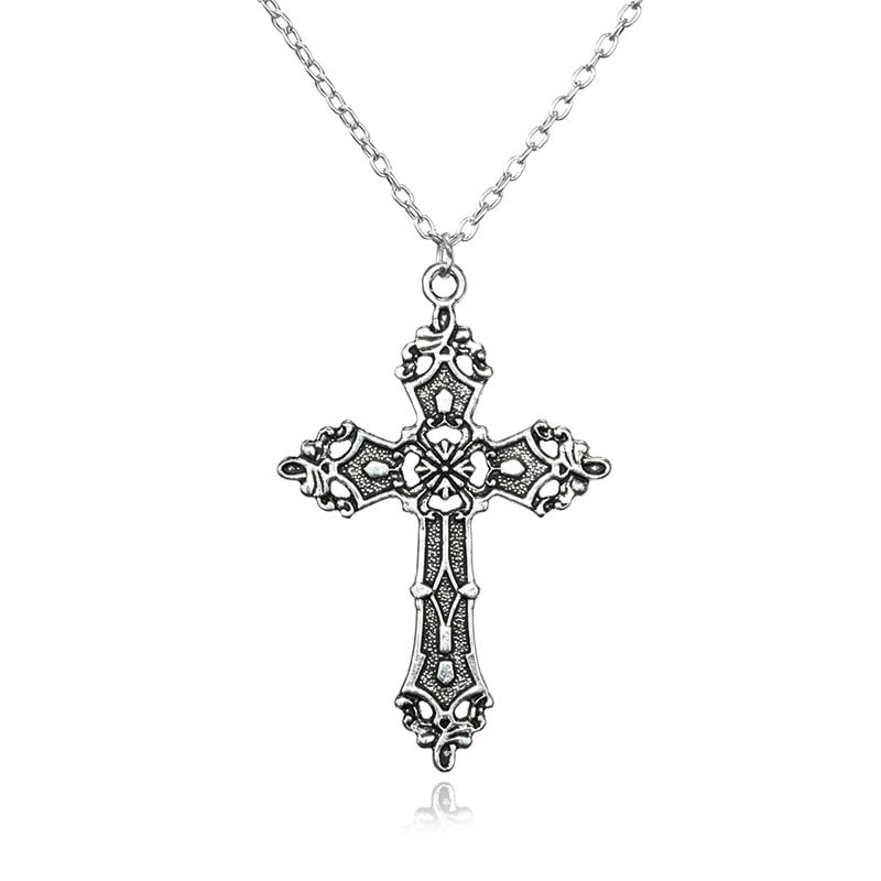 Cross Pendant Necklace Gothic Style