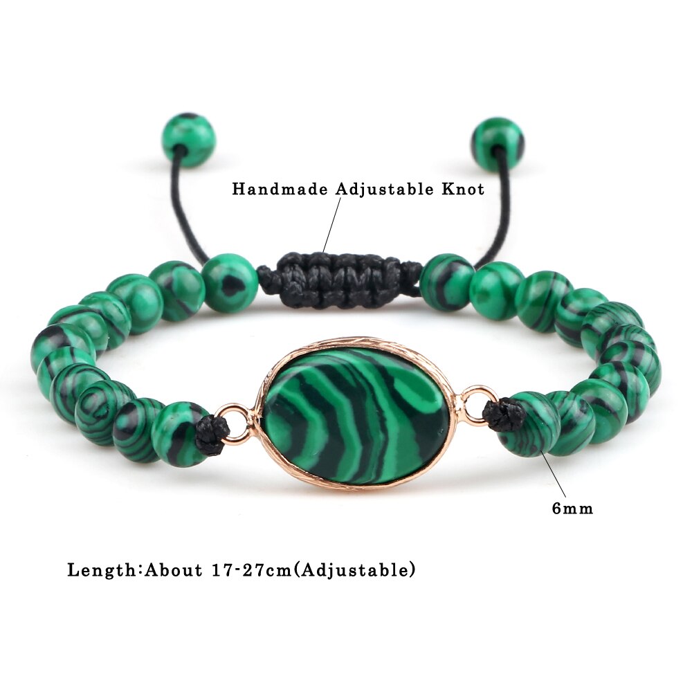 108 Prayer Bead Mala Handmade w/ Malachite Stone